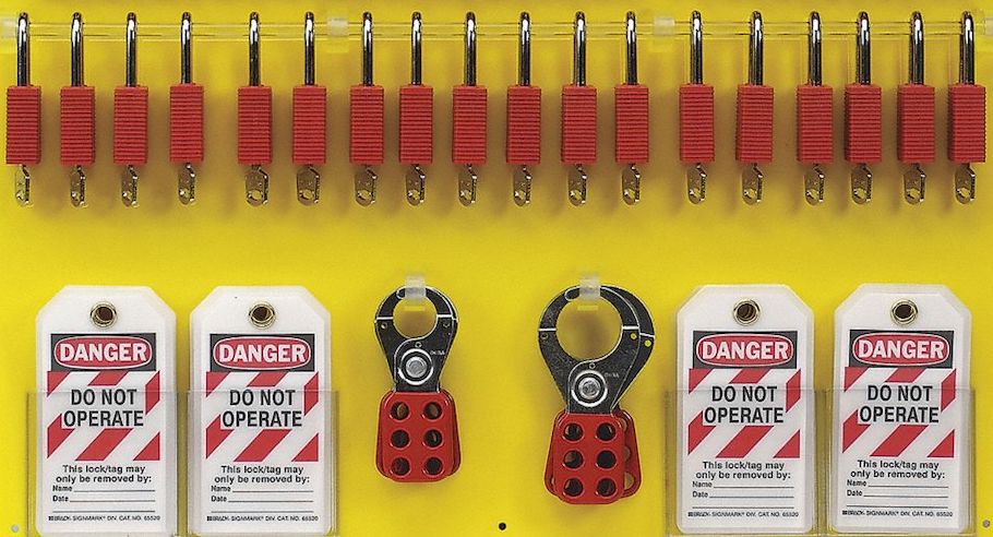 Proper lockout tagout (LOTO) procedures