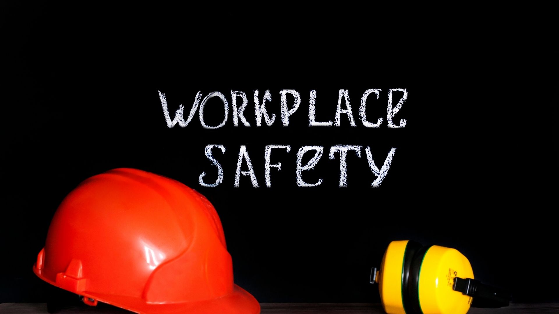 Photo of hardhat to illustrate employee safety