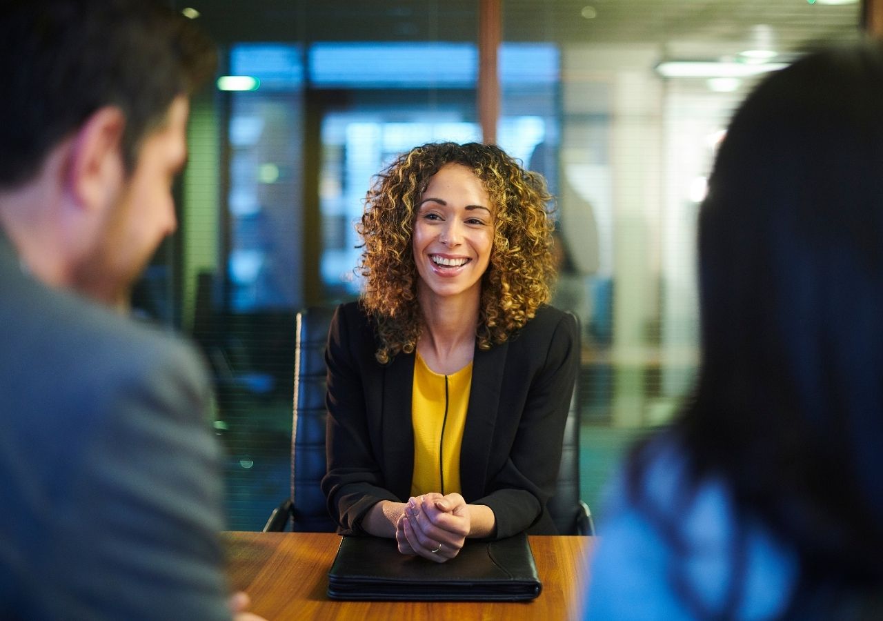 Photo of woman in job interview to illustrate How to Broaden Your Search for Job Candidates