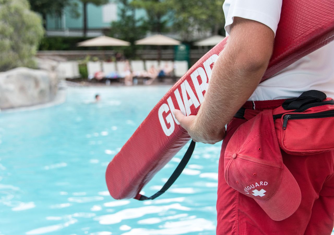 Photo of lifeguard to illustrate How to recruit employees for summer jobs