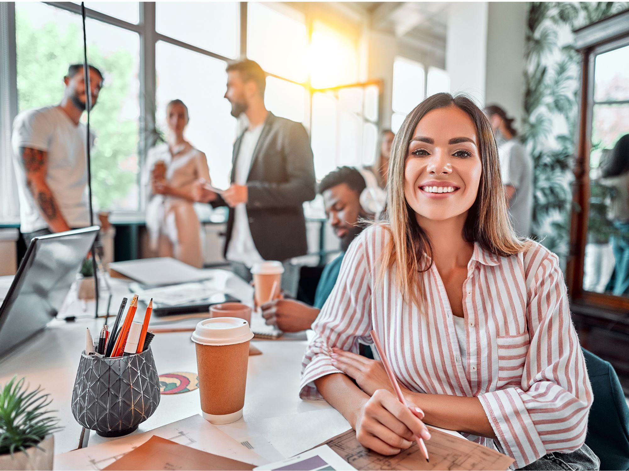 Photo of smiling woman to illustrate Matching Your Skills to the Right Job.