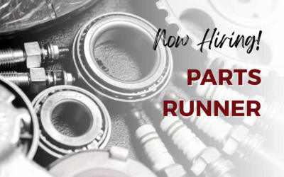 Now Hiring: Parts Runner – Victorville, CA
