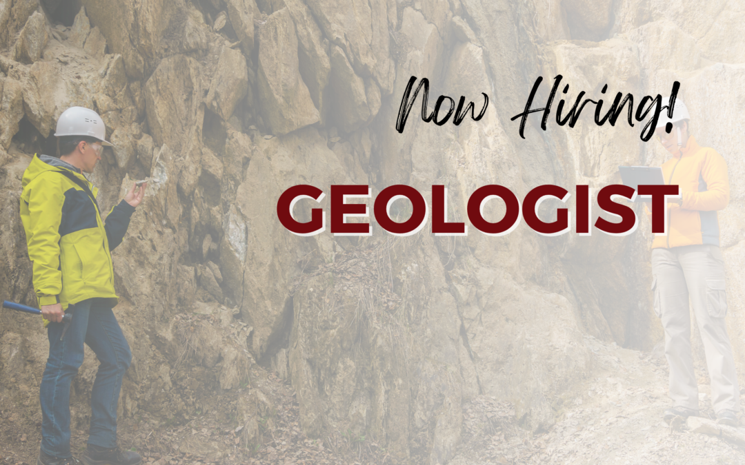 Now Hiring: Geologist — Lucerne Valley, CA