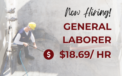 Now Hiring: General Laborers – Adelanto, CA
