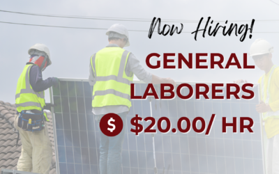 Now Hiring: General Laborer – Blythe, CA